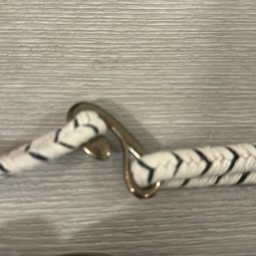Rope Belt with bronze buckle